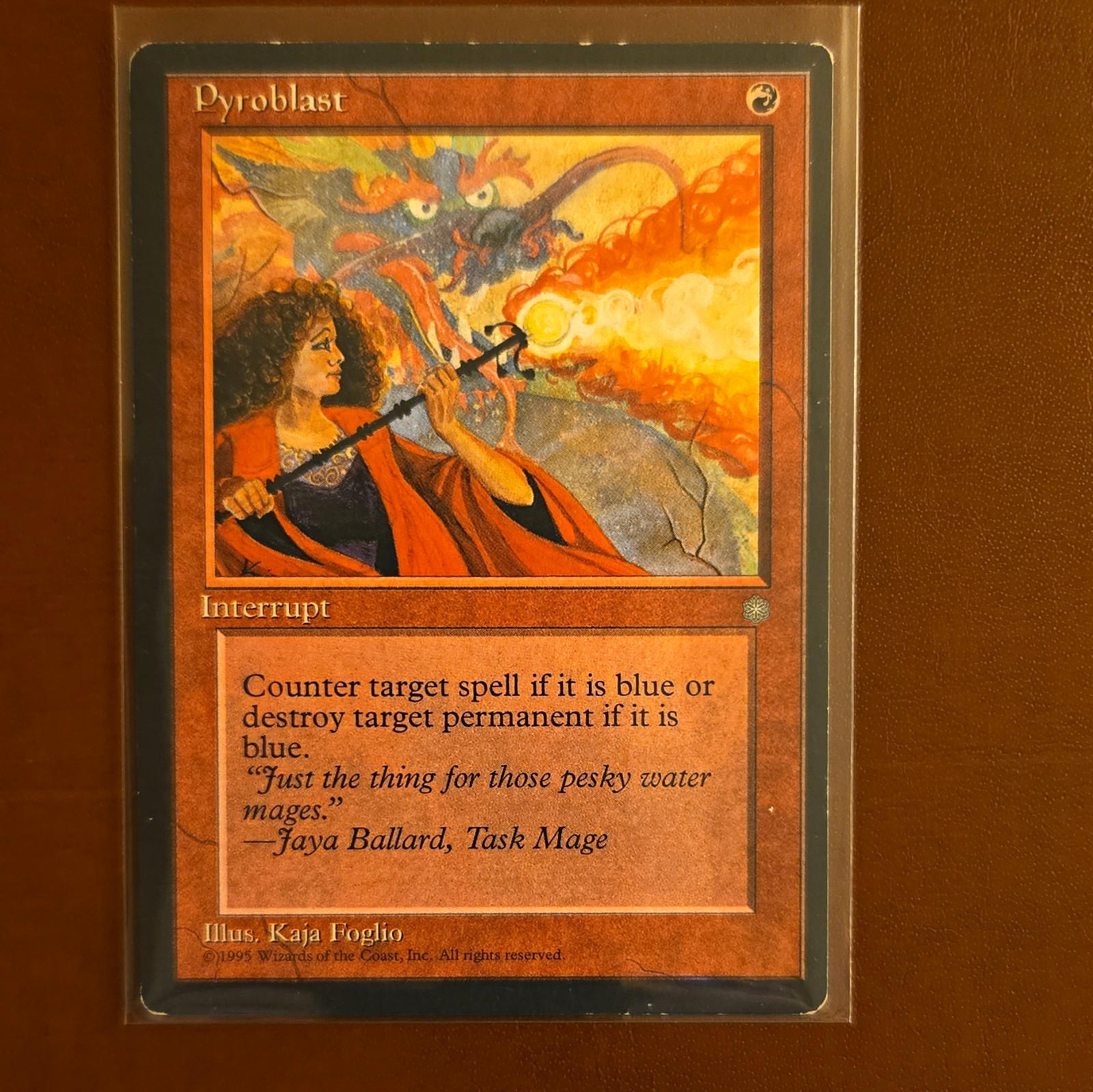 Pyroblast Ice Age MTG LP Pyroblast Ice Age MTG LP