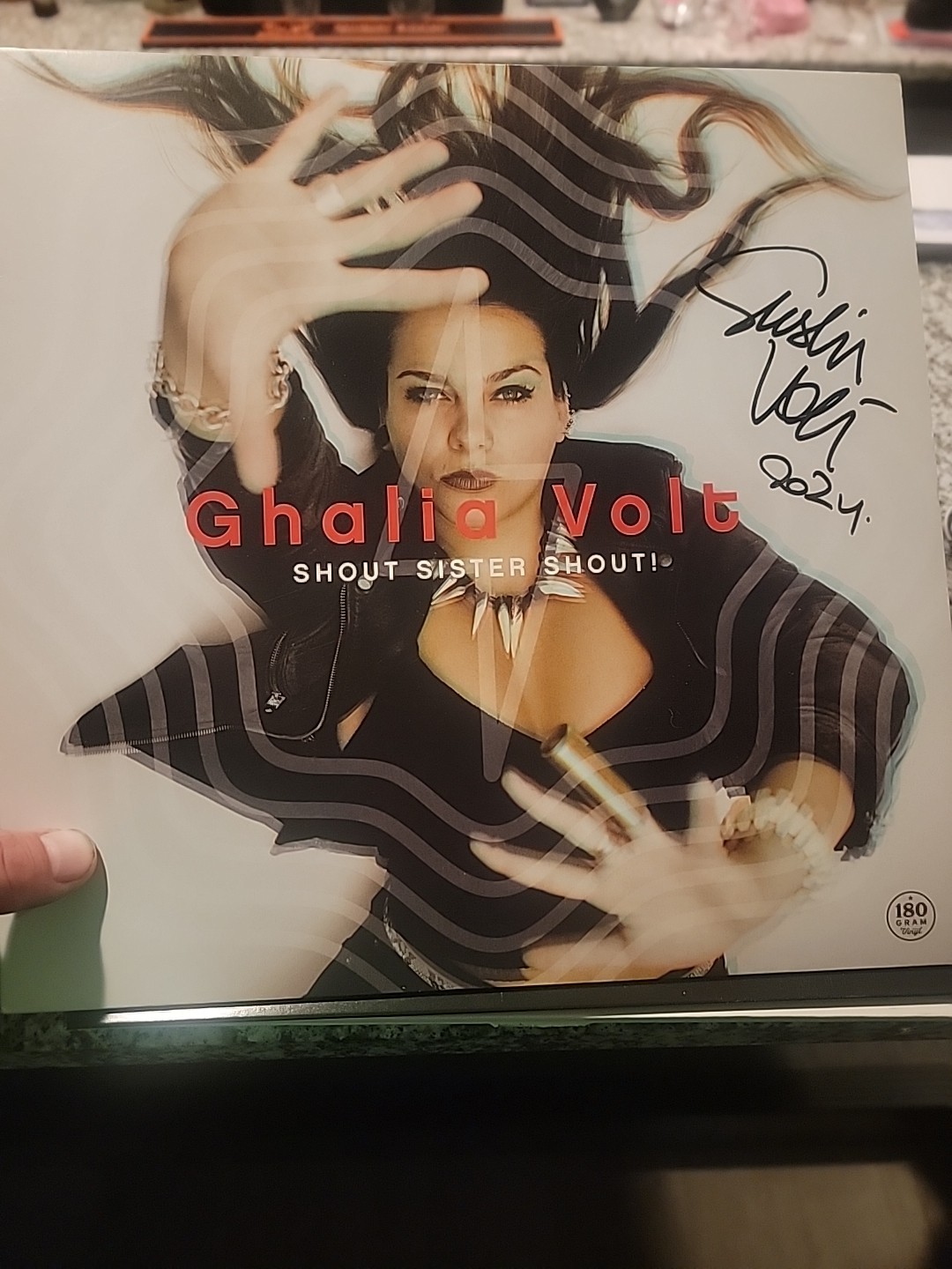 Ghalia Volt Autographed Vinyl Shout Sister Shout