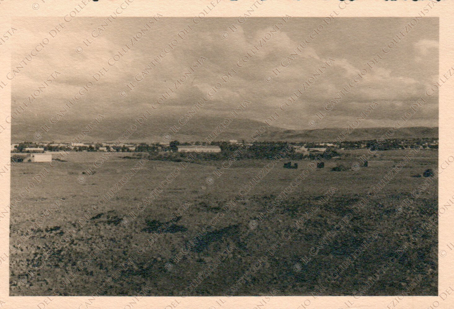 MOROCCO 1940c Oujda view from the south Africa Photo