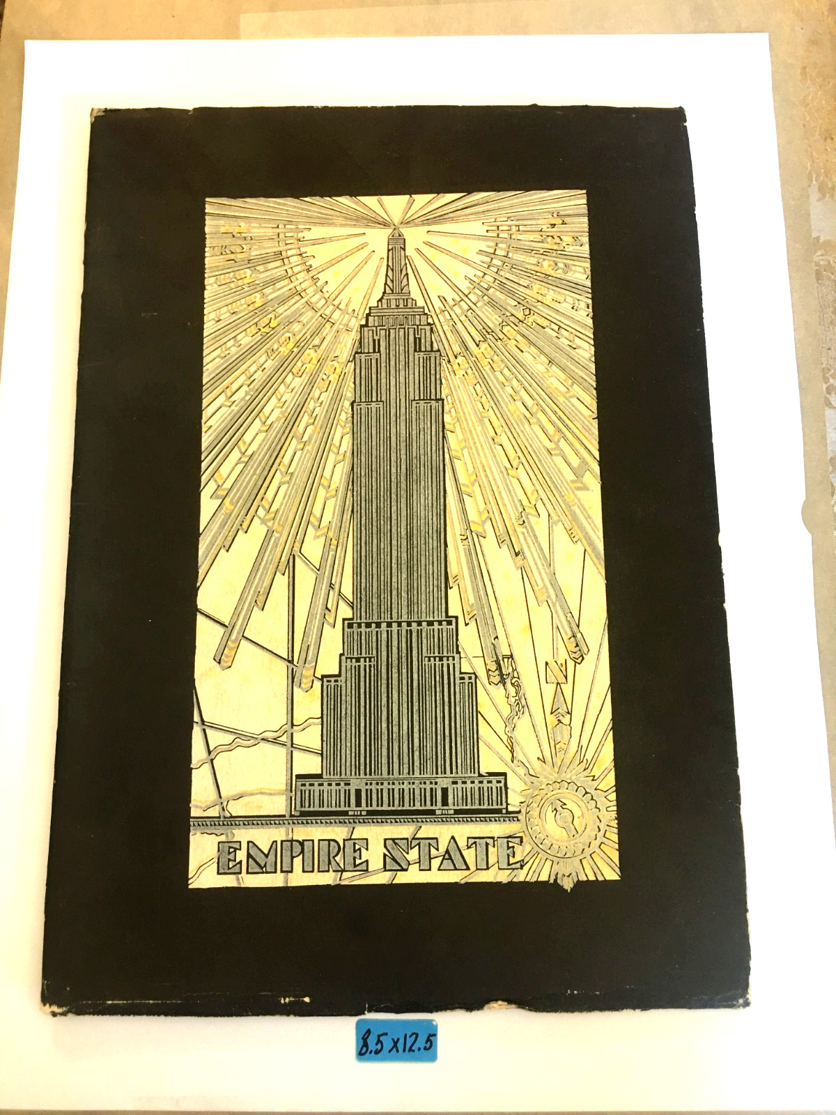 Original 1931 Empire State Building Brochure Book Art Deco Architecture Original 1931 Empire State Building Brochure Book Art Deco Architecture