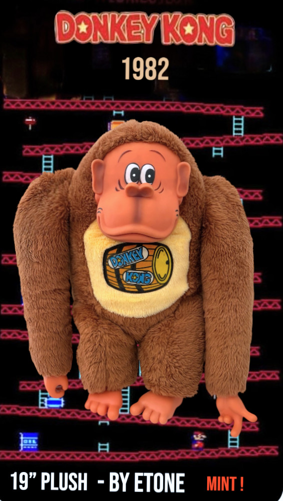 Vintage 1982 Donkey Kong Gorilla 19\