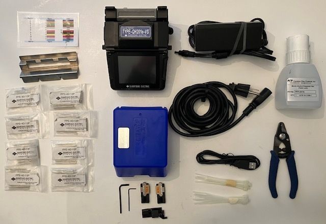 Sumitomo Type-QH201e-VS Fusion Splicer w/ FC-6S Cleaver Case Accessories