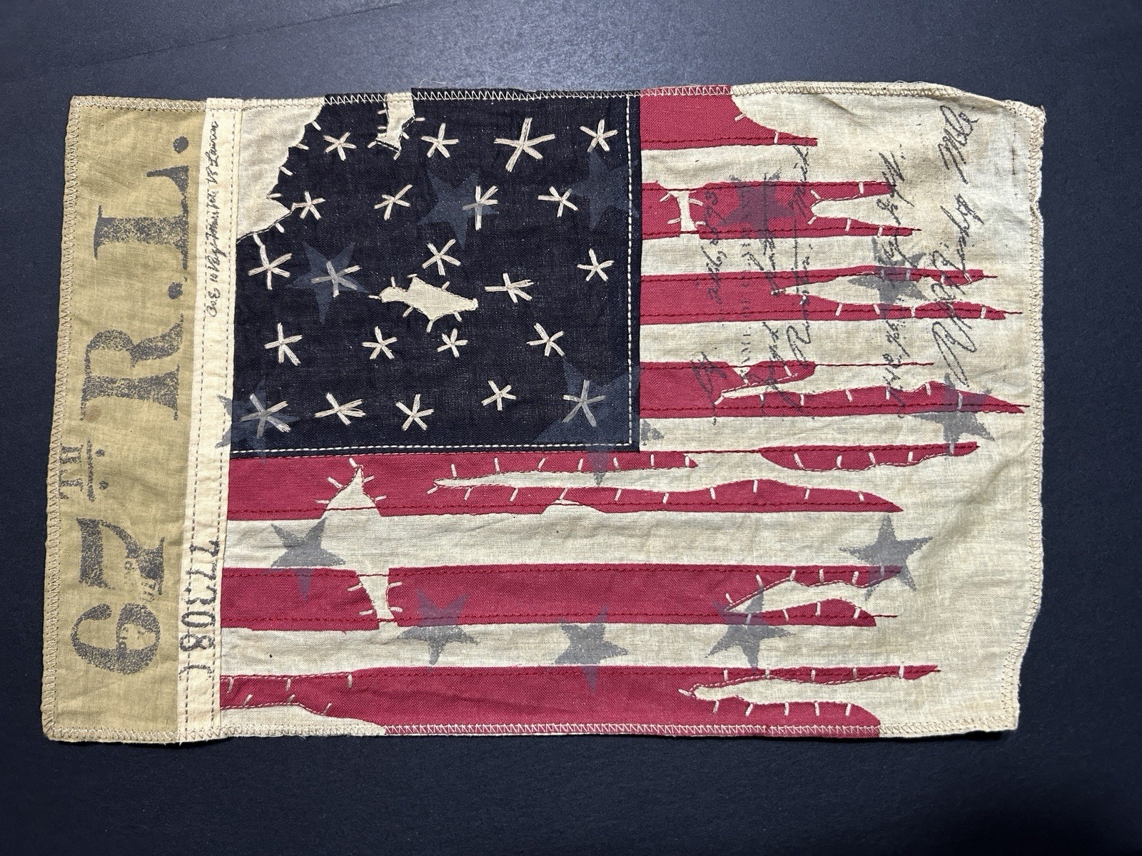 Rare Found Ralph Lauren 90\'s American Flag Sew-On Patch