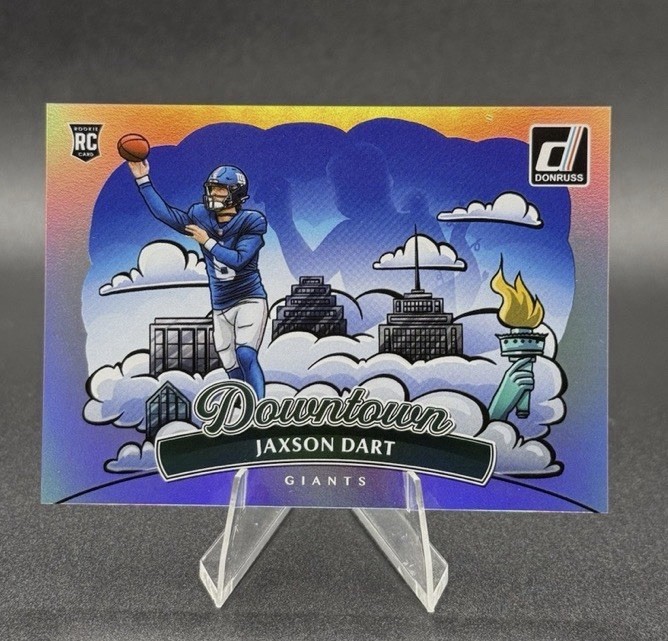2025 Panini Donruss - Horizontal Downtown Jaxson Dart CHASE 2025 Panini Donruss - Horizontal Downtown Jaxson Dart CHASE