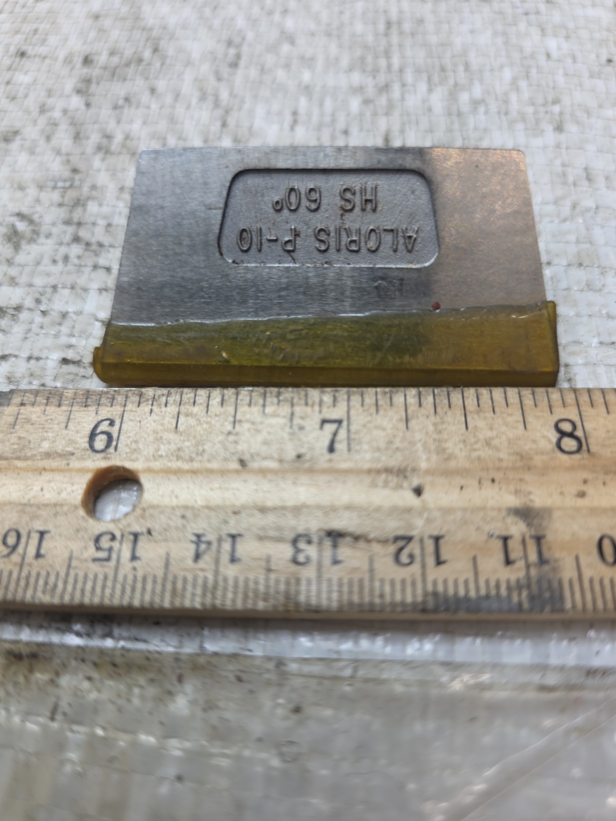 NEW Aloris P-10 60 Degree HS Threading Tool Bit P-10 NEW IN WAX NEW Aloris P-10 60 Degree HS Threading Tool Bit P-10 NEW IN WAX