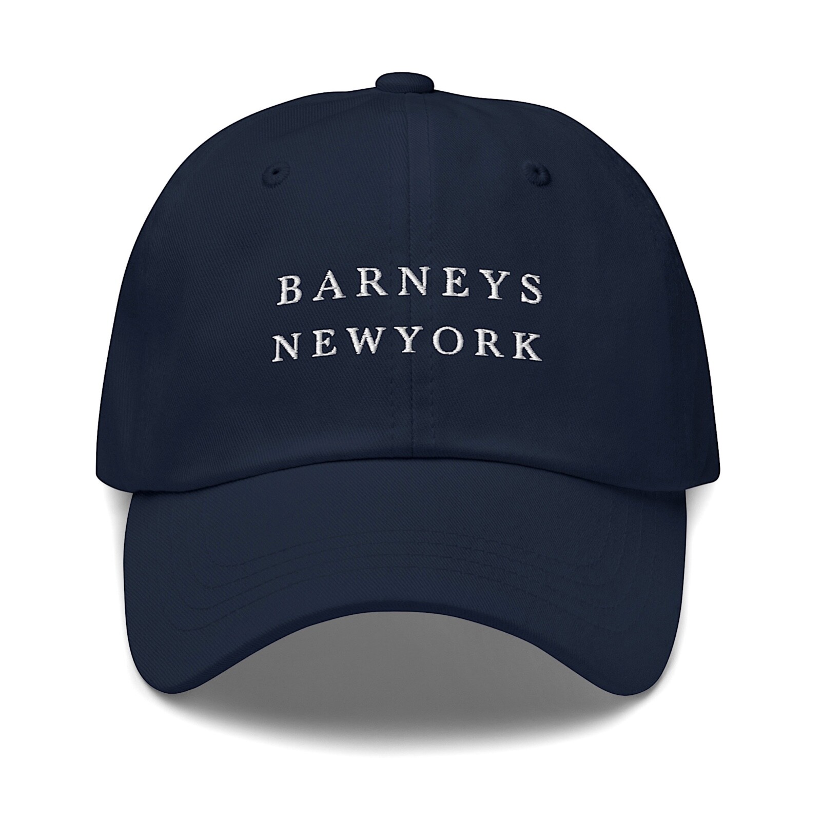 Barneys New York Hat Embroidered Baseball Cap New Yorker Hat Navy