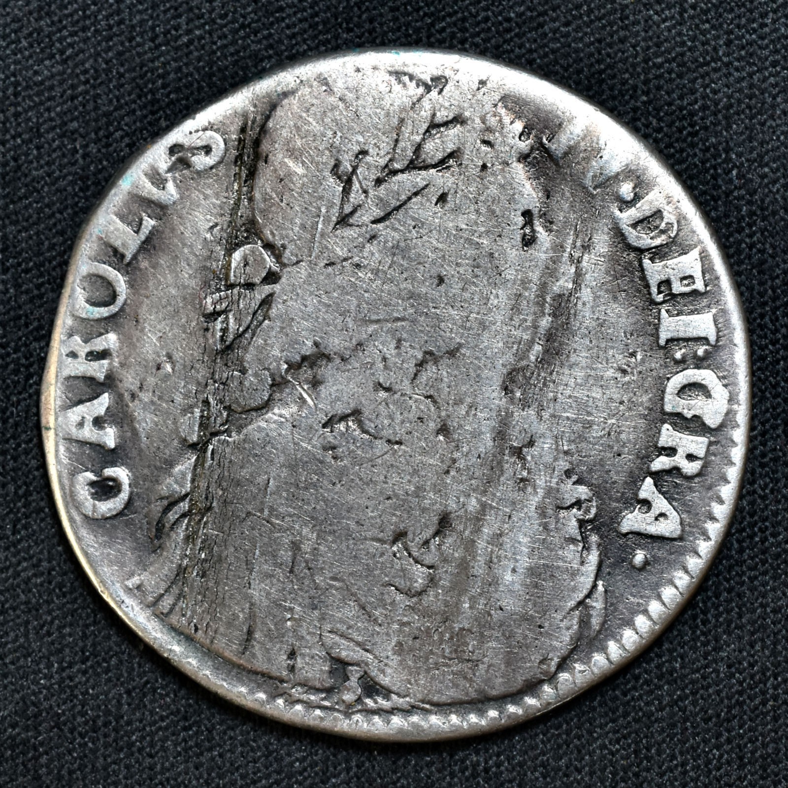 1671 Scotland, Charles II, AR Merk, S.5611
