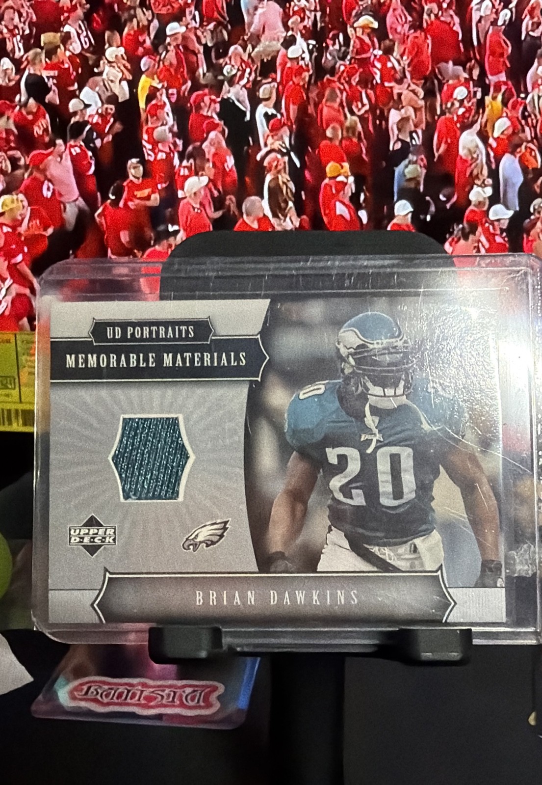 2005 Upper Deck Portraits - Memorable Materials Brian Dawkins #MM-BD (MEM) 2005 Upper Deck Portraits - Memorable Materials Brian Dawkins #MM-BD (MEM)