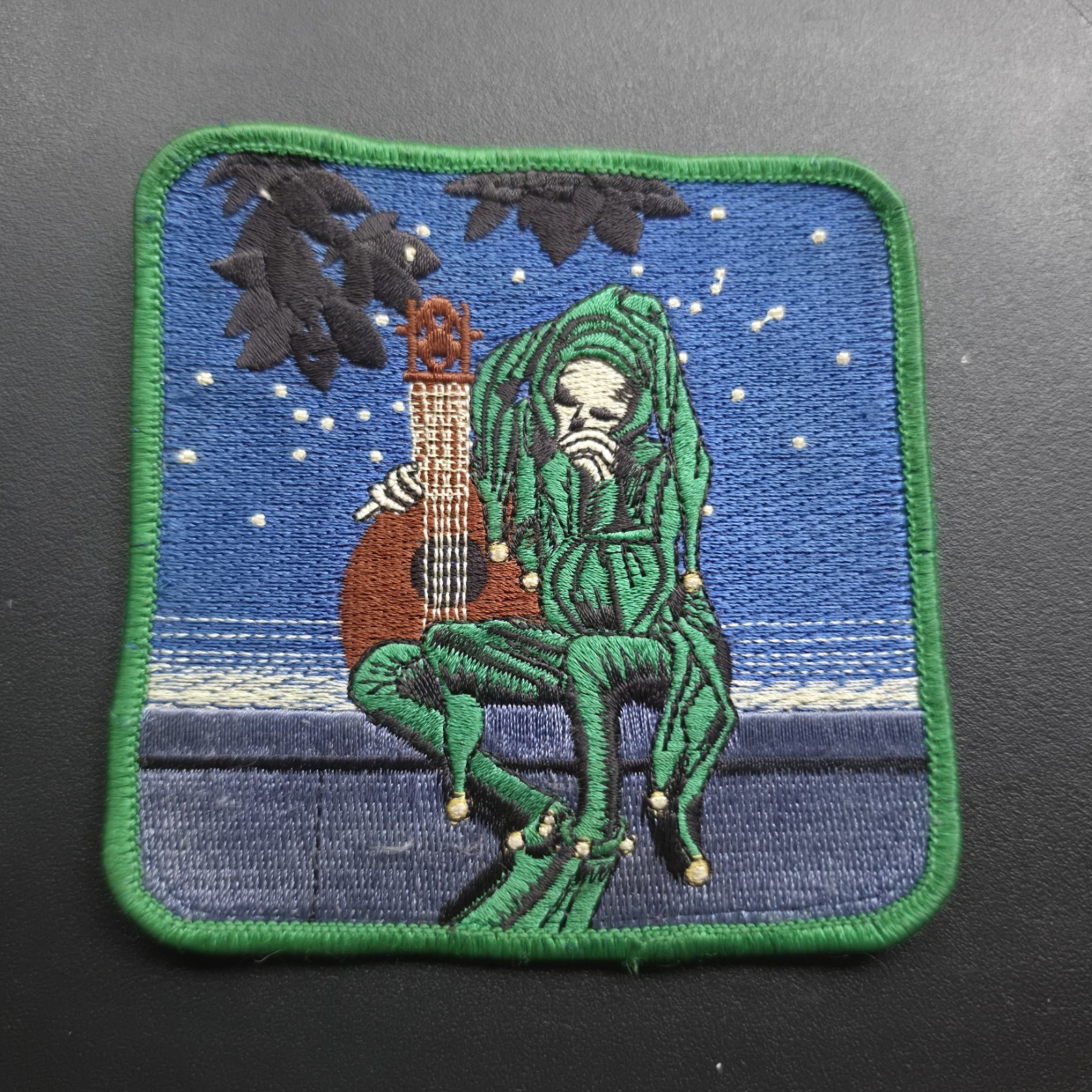 Grateful Dead Skeleton in A Jesters Suit Patch Music Rock Band Vintage NOS 70's Grateful Dead Skeleton in A Jesters Suit Patch Music Rock Band Vintage NOS 70's