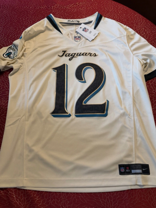 Travis Hunter Jacksonville Jaguars #12 2026 Rivalry Vapor F.U.S.E. Jersey S-2XL