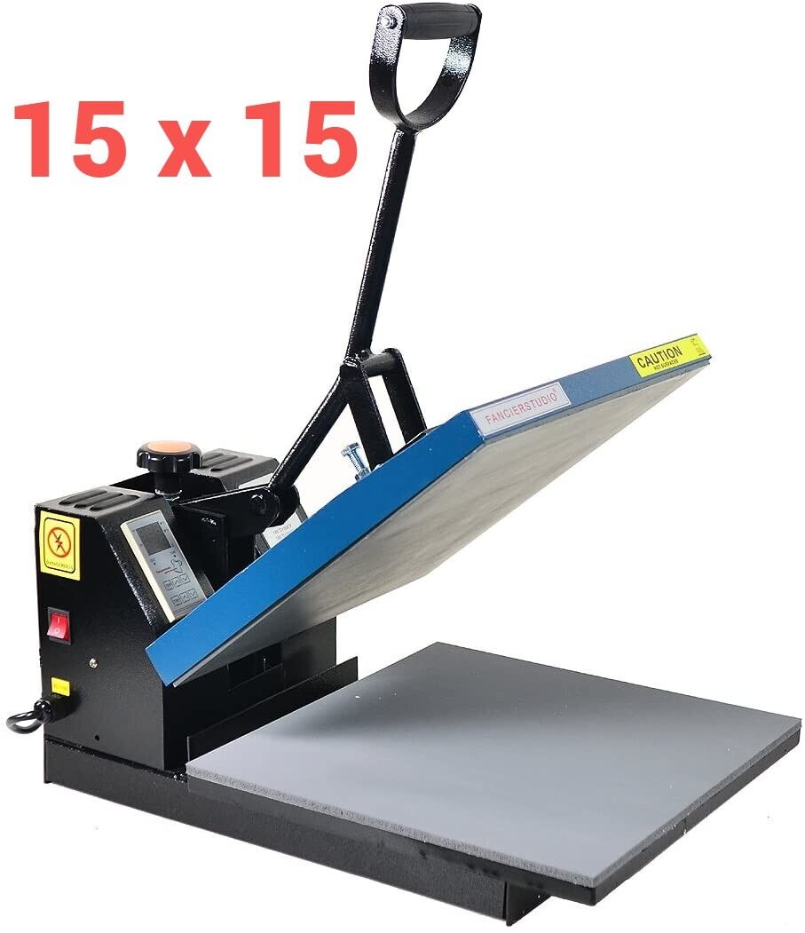 REFURBISHED Digital Heat Press machine 15 x 15 T-Shirt Sublimation Heat Press