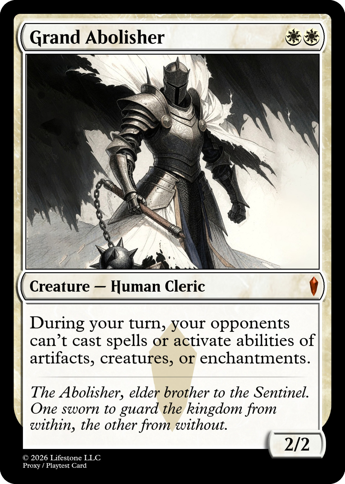 Grand Abolisher - Premium Quality - Not Tournament Authorized Grand Abolisher - Premium Quality - Not Tournament Authorized