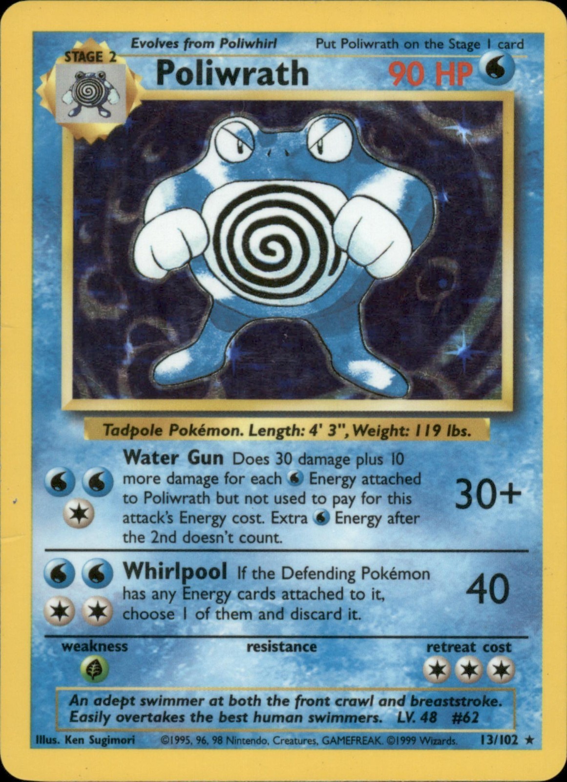 Poliwrath 13/102 Holo Base Set