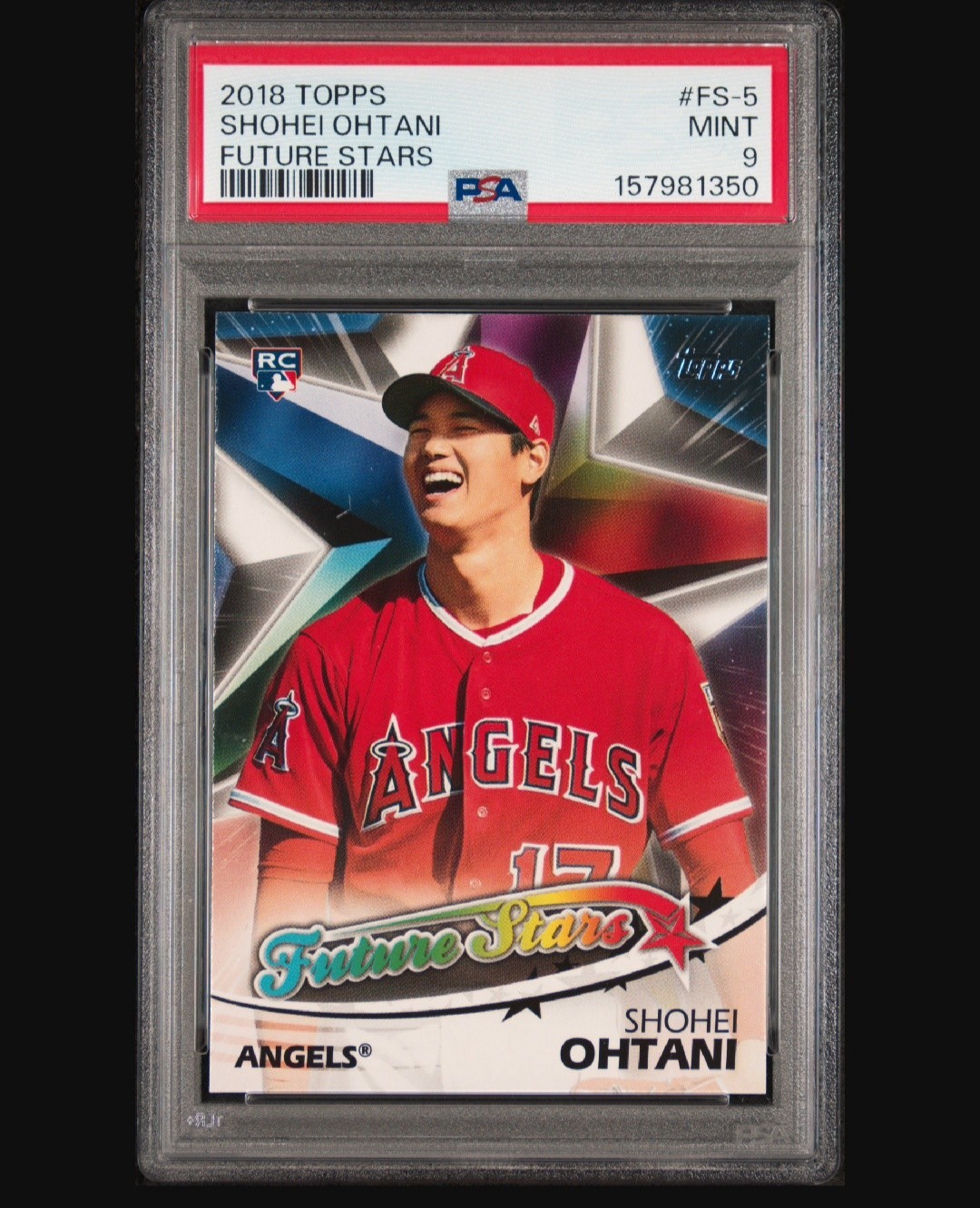 2018 Topps Shohei Ohtani #FS-5 Future Stars PSA 9 MINT