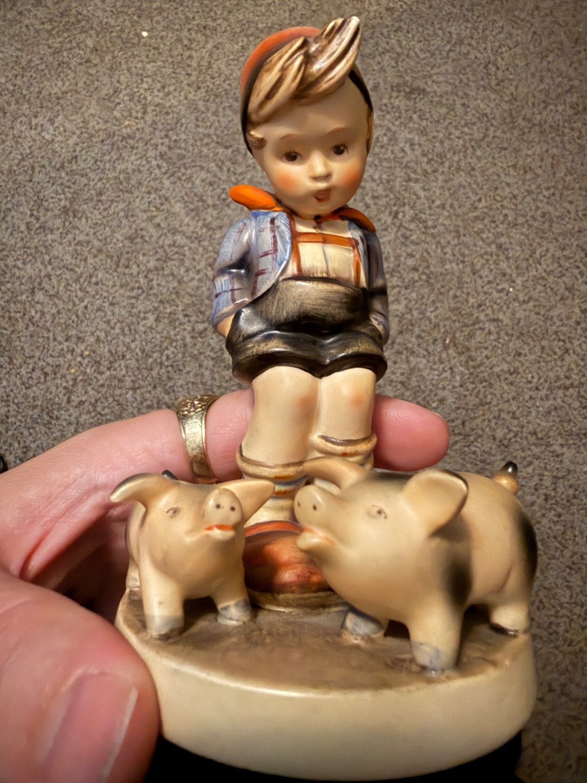 RARE VINTAGE HUMMEL (FARM BOY) #66 1946-1948 TMK1 RARE VINTAGE HUMMEL (FARM BOY) #66 1946-1948 TMK1