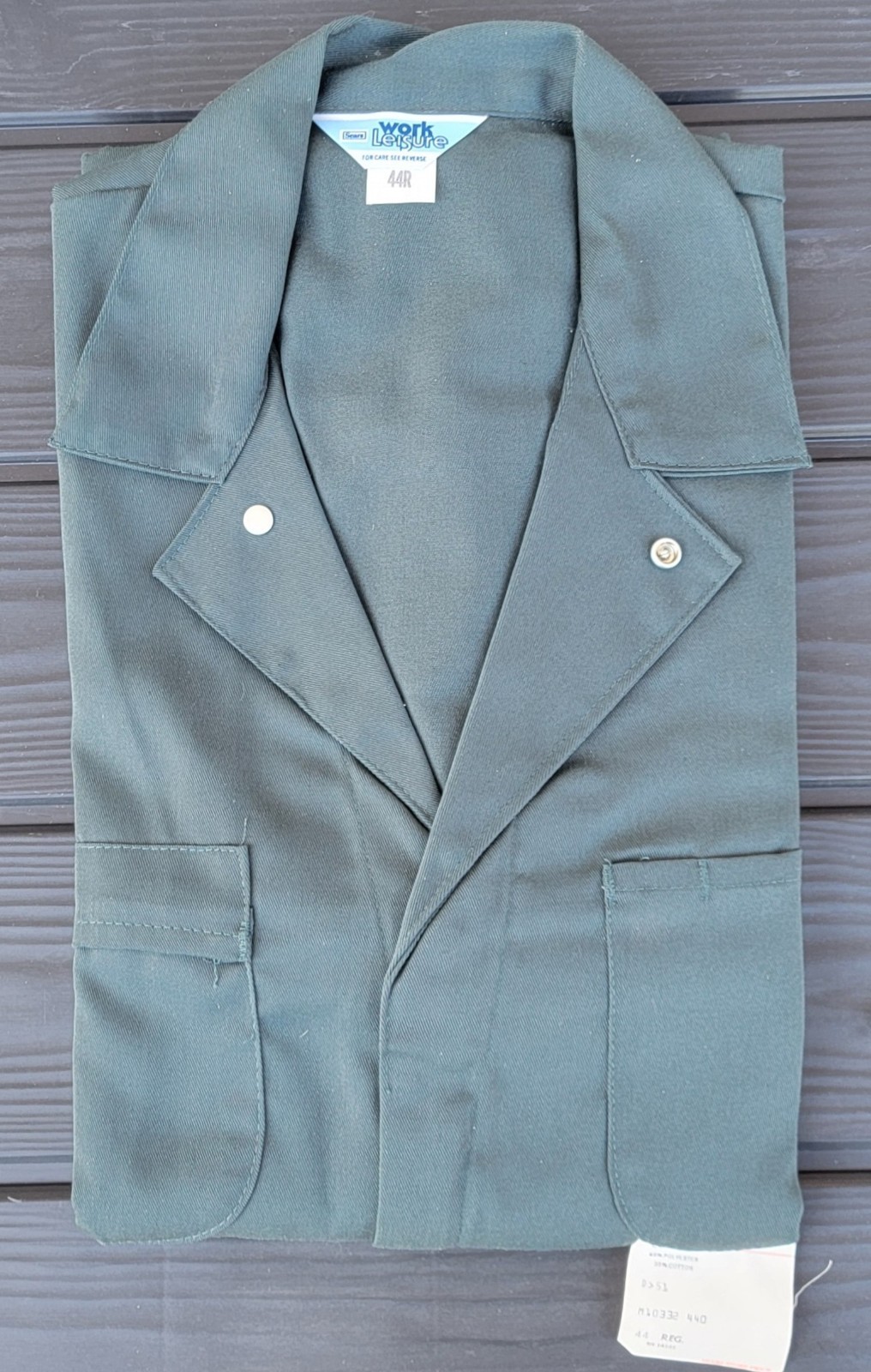 Vintage Sears Work Leisure 44R Tex Green Coveralls Michael Myers Halloween *New*