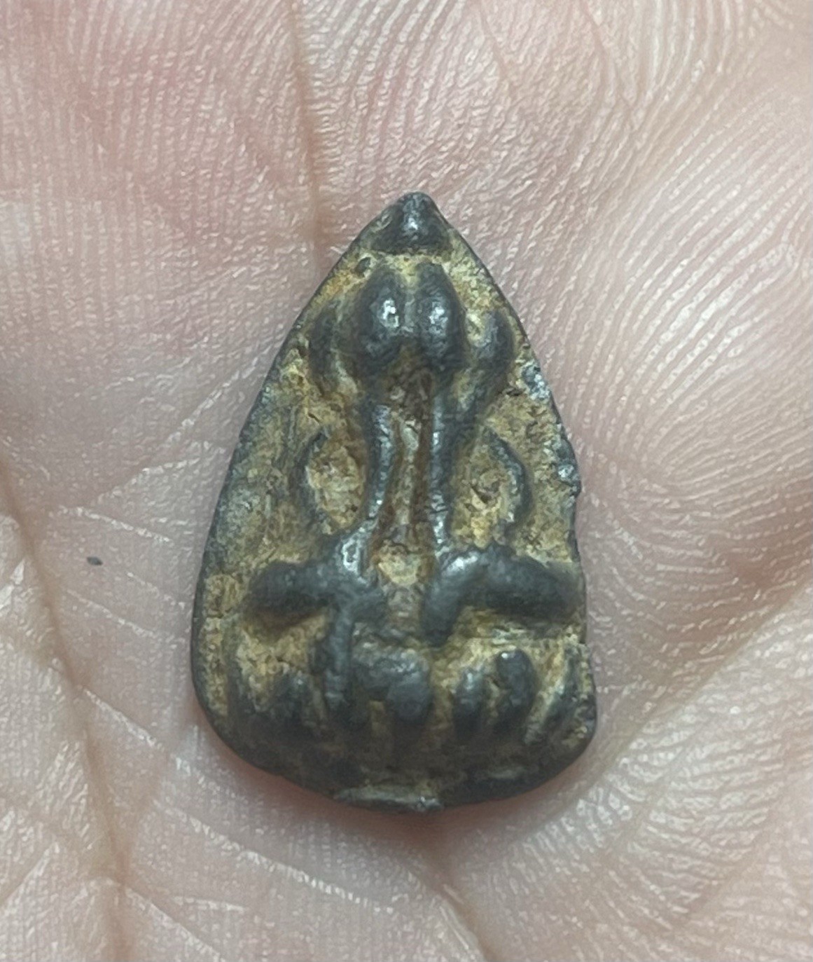 Phra Pidta Thai Buddha Amulet Sacred Yantra Vintage Buddhist Talisman Thailand Phra Pidta Thai Buddha Amulet Sacred Yantra Vintage Buddhist Talisman Thailand