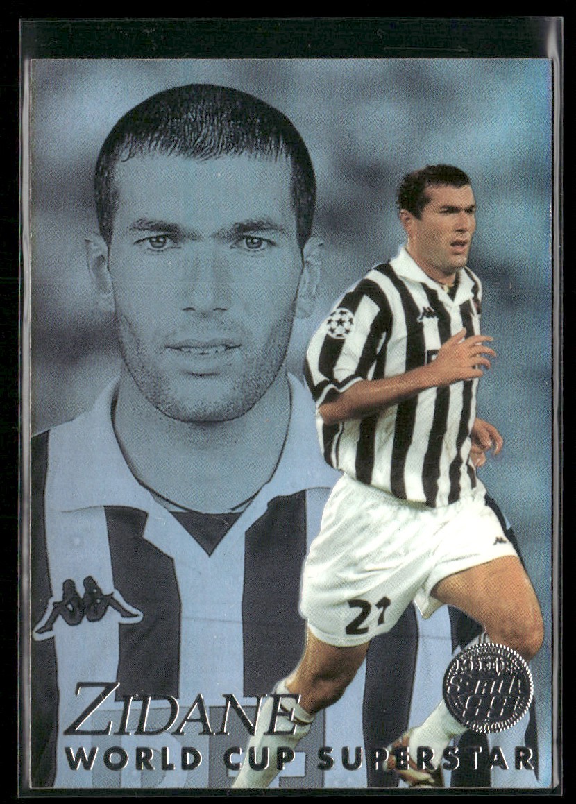 1998 Merlin Serie A Superstars Zinedine Zidane Juventus #B5