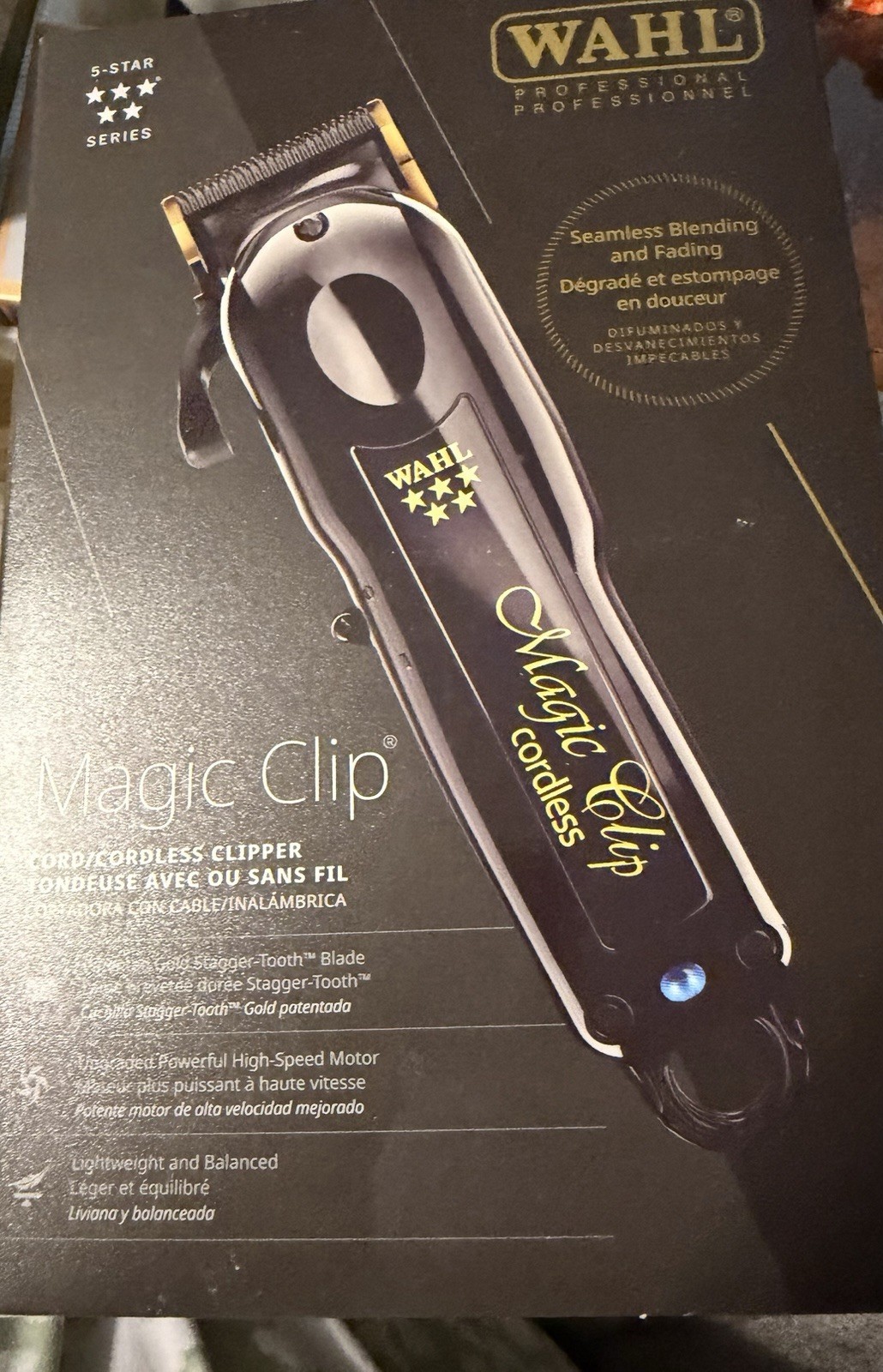 WAHL 5-Star Cordless Magic Clip Black Edition – Professional Hair Clipper NEW WAHL 5-Star Cordless Magic Clip Black Edition – Professional Hair Clipper NEW