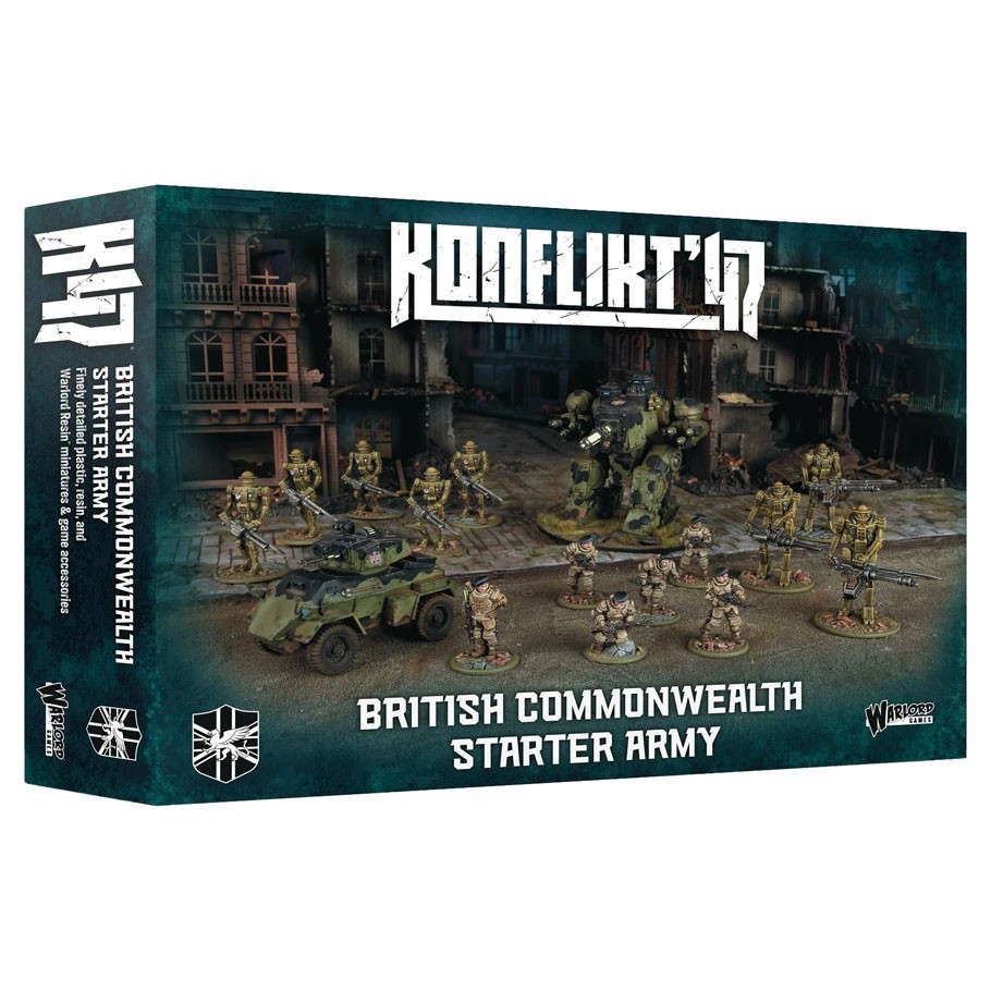 Konflikt '47: British Commonwealth Starter Army - Warlord Games - Ships Fast