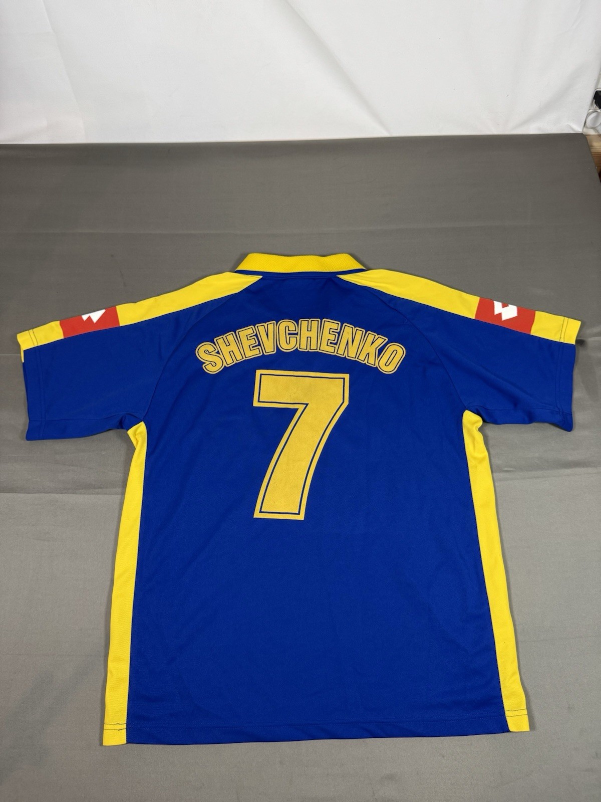 Vintage Lotto Ukraine National Futbol Soccer Jersey Andriy Shevchenko Mens Sz XL Vintage Lotto Ukraine National Futbol Soccer Jersey Andriy Shevchenko Mens Sz XL