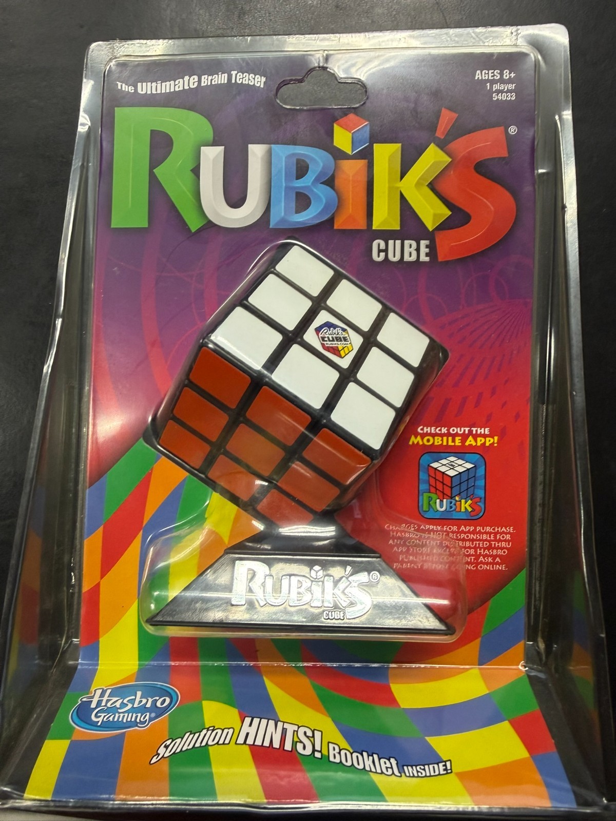 VINTAGE 2002 Rubik\'s Cube (Hasbro/Milton Bradley 30011) — Factory Sealed NOS