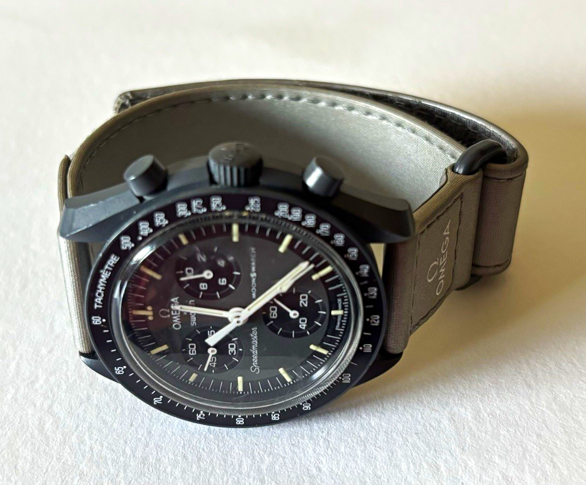 OMEGA x Swatch Speedmaster Moonswatch Chronograph Tachymeter Quartz 42mm