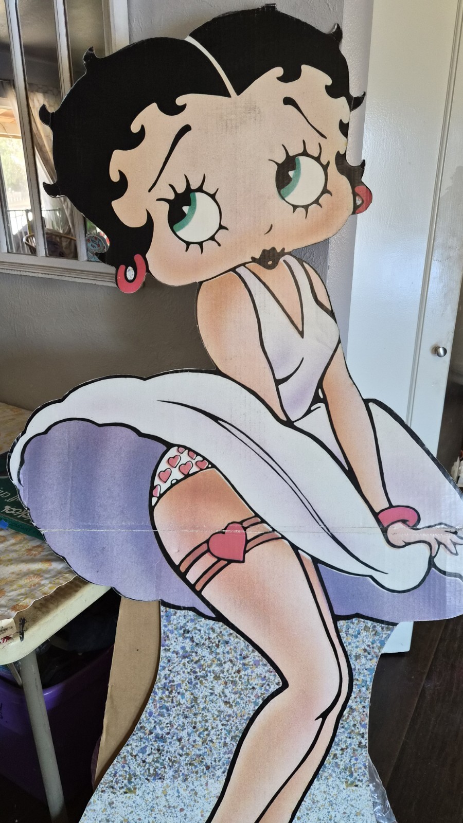 Rare Vtg Betty Boop Marilyn Monroe 64” Cardboard Cutout 1987 Life Size Rare Vtg Betty Boop Marilyn Monroe 64” Cardboard Cutout 1987 Life Size