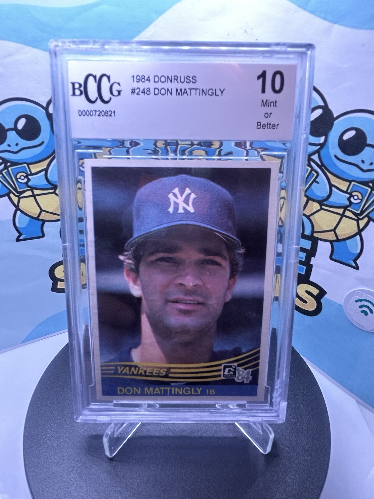 Donruss 1984 Don Mattingly RC #248 New York Yankees BCCG 10 Graded Donruss 1984 Don Mattingly RC #248 New York Yankees BCCG 10 Graded