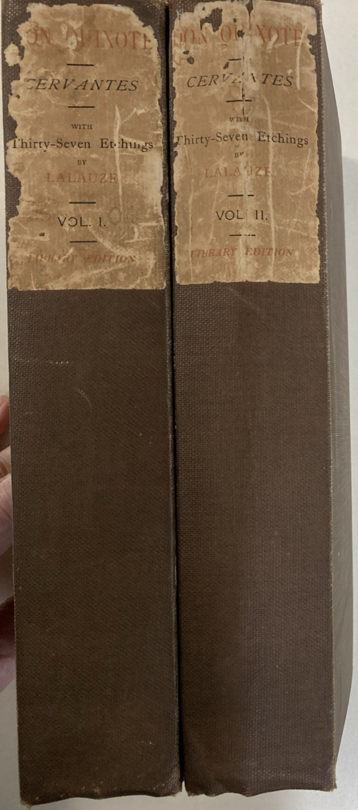 History of the Ingenious Gentleman Don Quixote of La Mancha Vol 1 &2 HC 1910 History of the Ingenious Gentleman Don Quixote of La Mancha Vol 1 &2 HC 1910