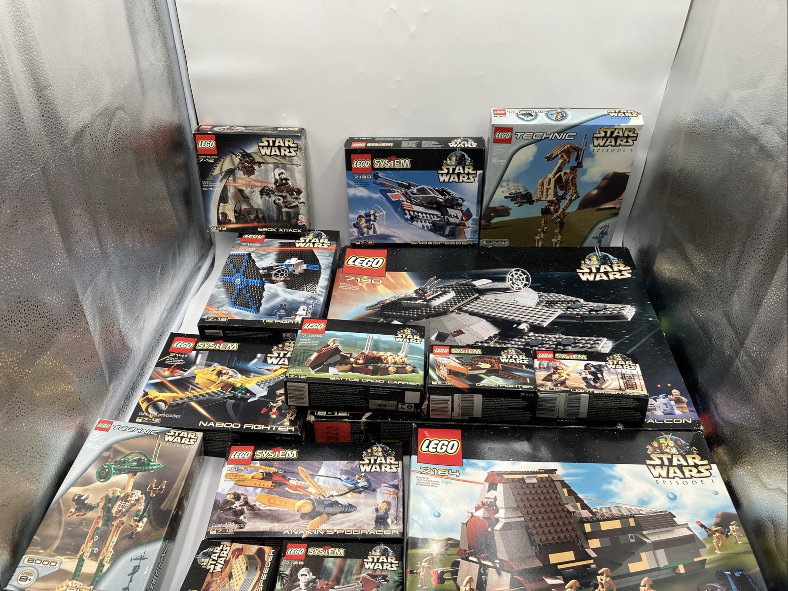 Lego Star Wars 8000 8001 7128 7110 7111 7141 7146 7126 7184 7190 BOXES ONLY LOT Lego Star Wars 8000 8001 7128 7110 7111 7141 7146 7126 7184 7190 BOXES ONLY LOT