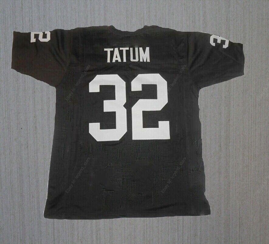 Custom Jack Tatum #32 Team Jersey Stitched Any Names Numbers Size S-3XL Black