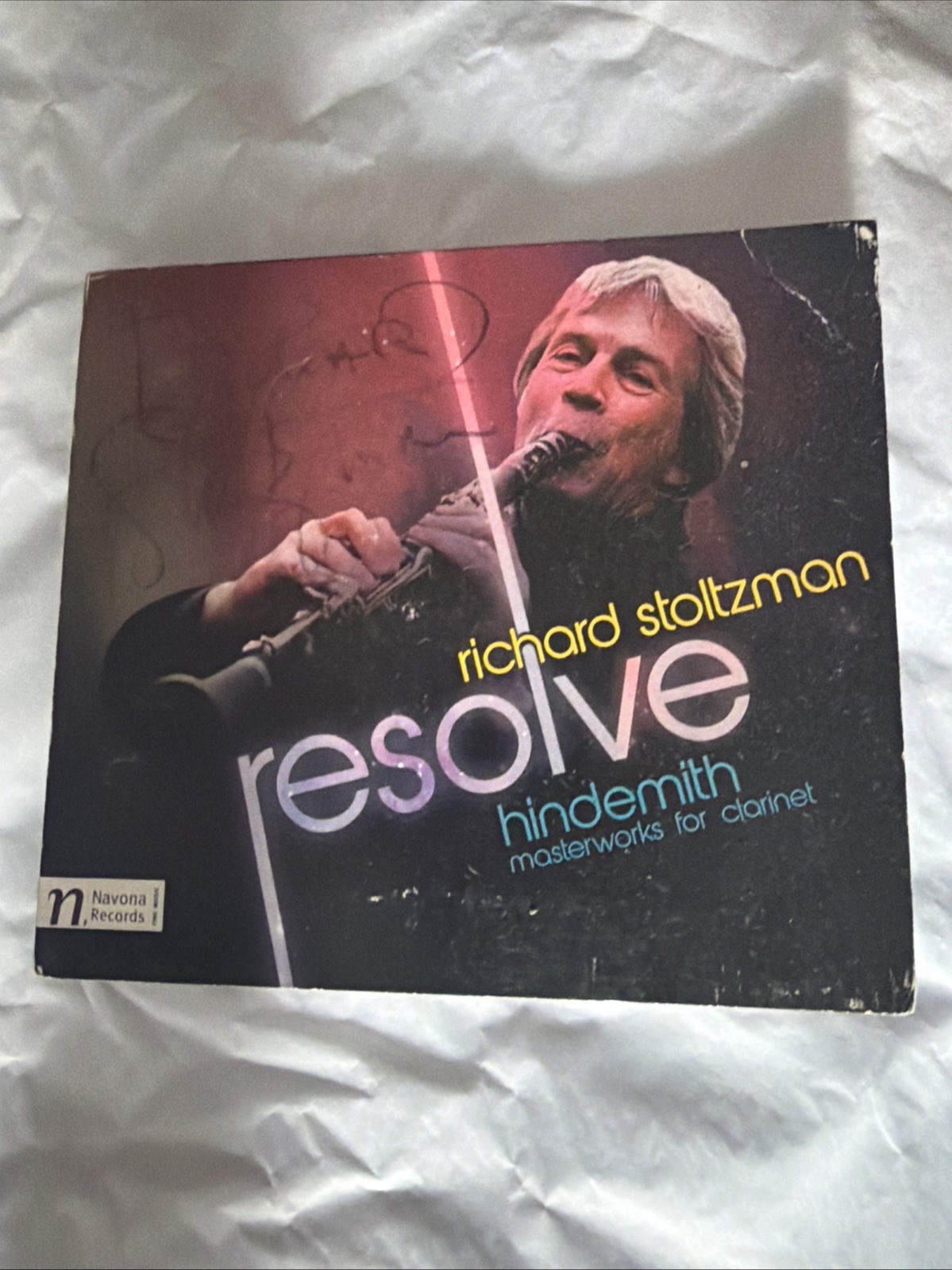 Richard Stoltzman Resolve CD Autographed Richard Stoltzman Resolve CD Autographed