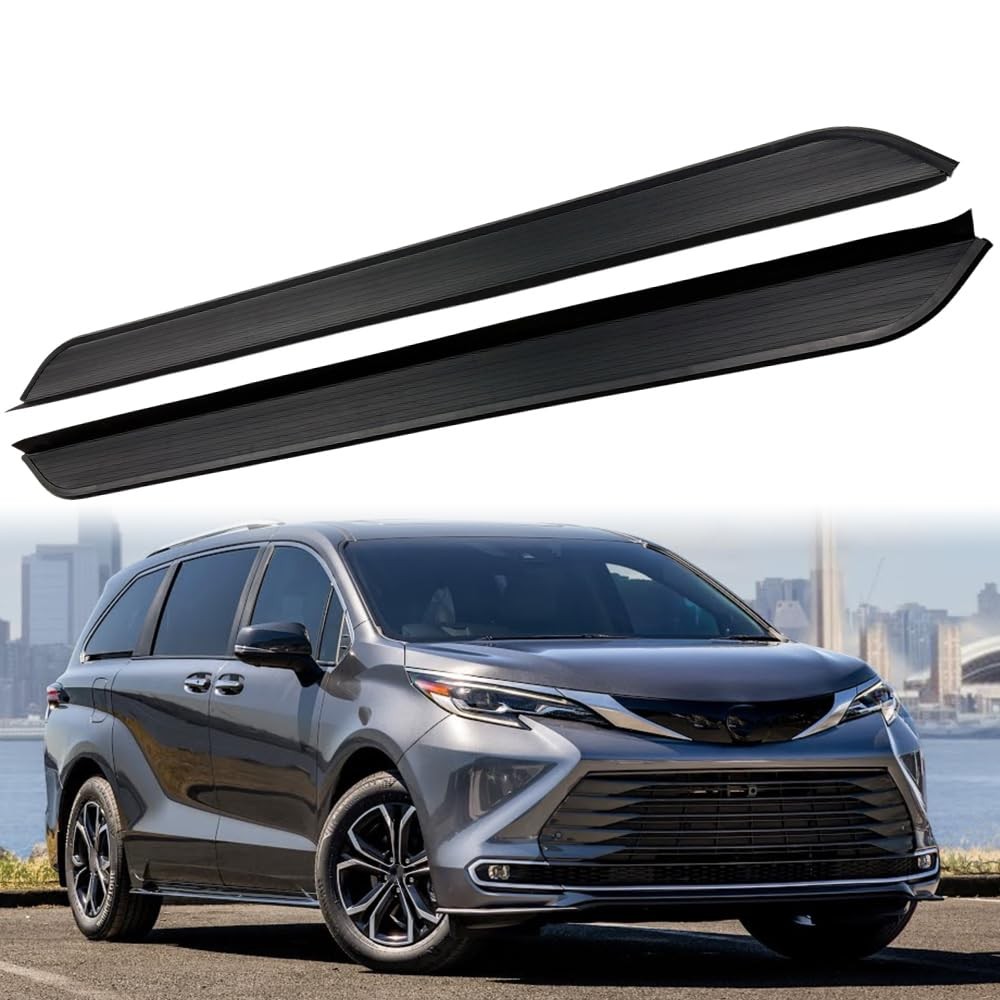 2PCS Running Boards for Toyota Sienna XL40 2021-2026 Aluminum Side Steps