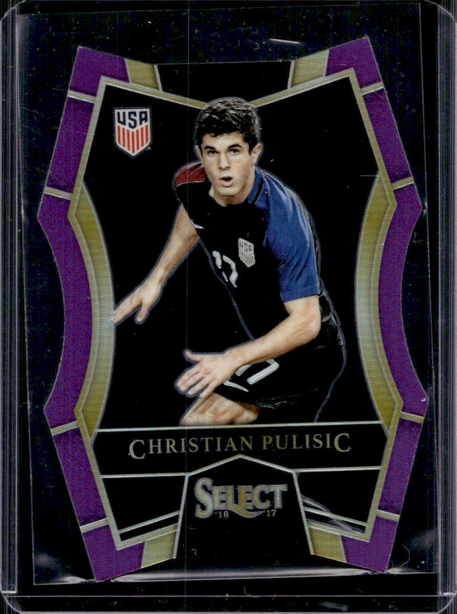 Christian Pulisic 2016-17 Panini Select #150 Purple Die Cut /149 Christian Pulisic 2016-17 Panini Select #150 Purple Die Cut /149