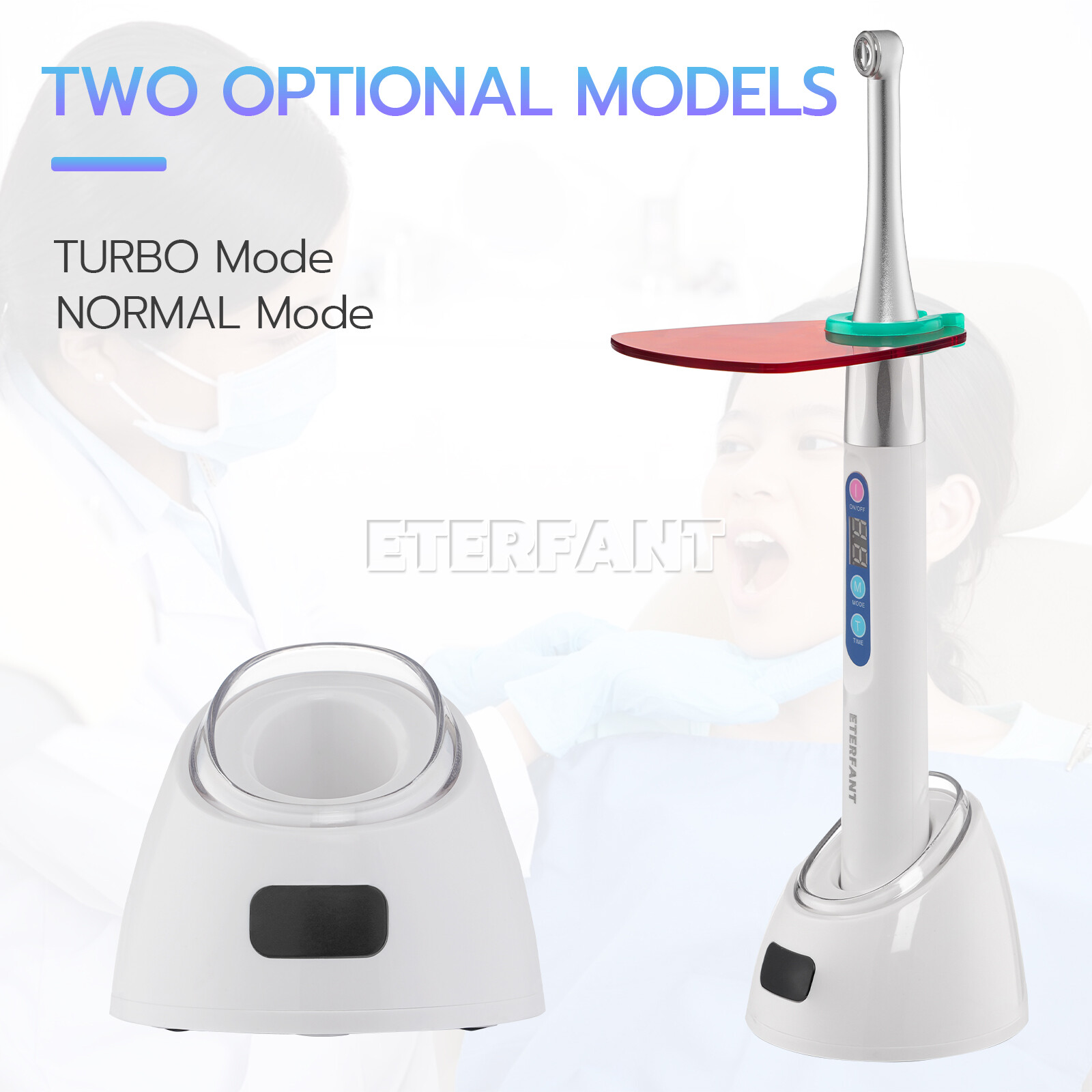 ETERFANT Original Dental iLed 1 Second Curing Light LED Curing Lamp 2500 MW/CM