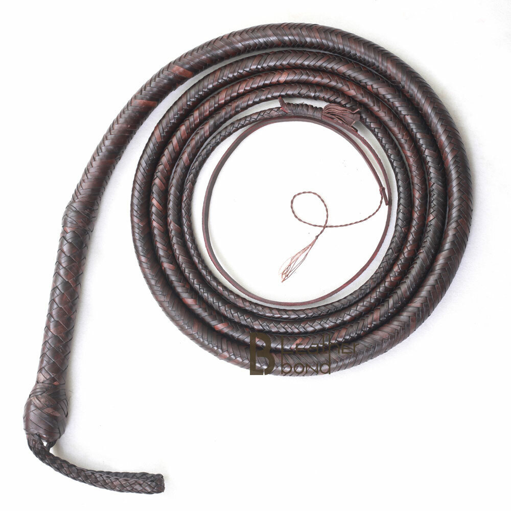 Kangaroo Hide Leather 06 to 16 Foot 12 Plaits Bull Whip Indiana Jones Bullwhip Kangaroo Hide Leather 06 to 16 Foot 12 Plaits Bull Whip Indiana Jones Bullwhip
