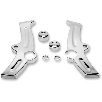 KURYAKYN 7851 Chrome Boomerang Frame Covers 00-07 Softails KURYAKYN 7851 Chrome Boomerang Frame Covers 00-07 Softails