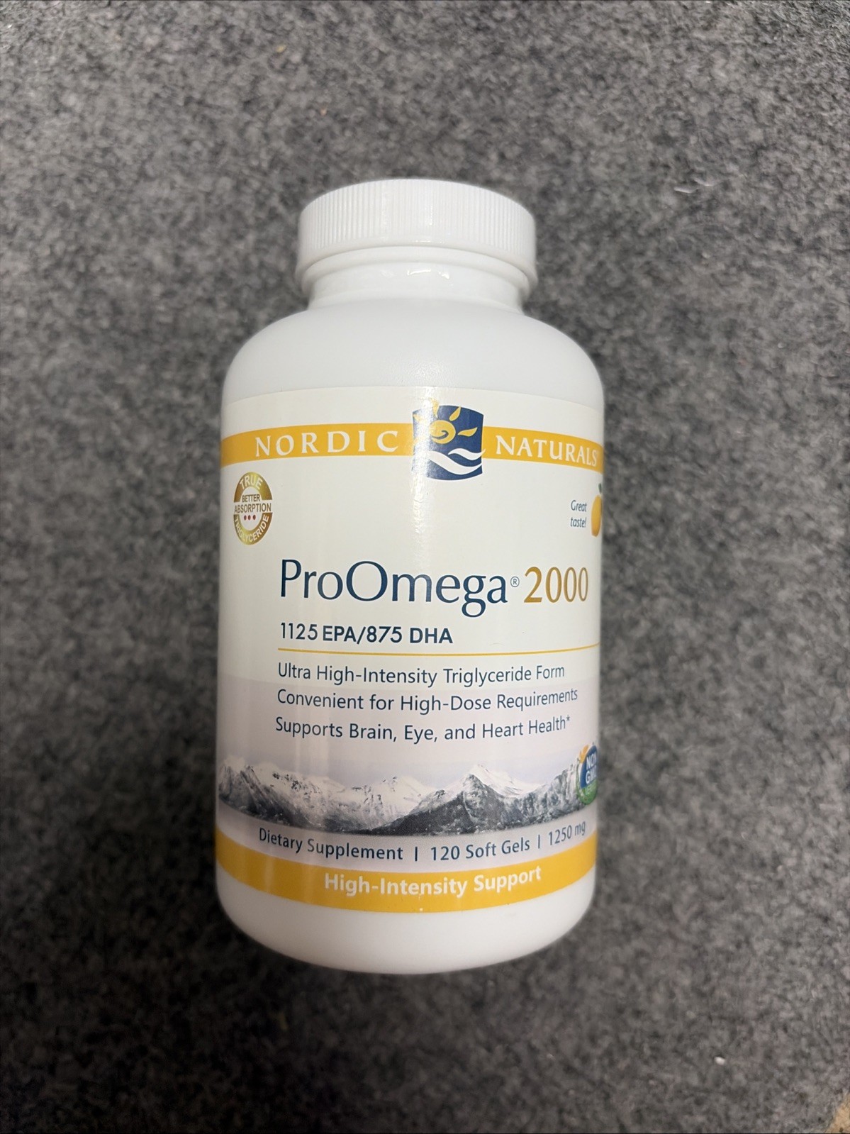 Proomega 2000, Lemon Flavor - 120 Soft Gels - 2150 Mg Omega-3
