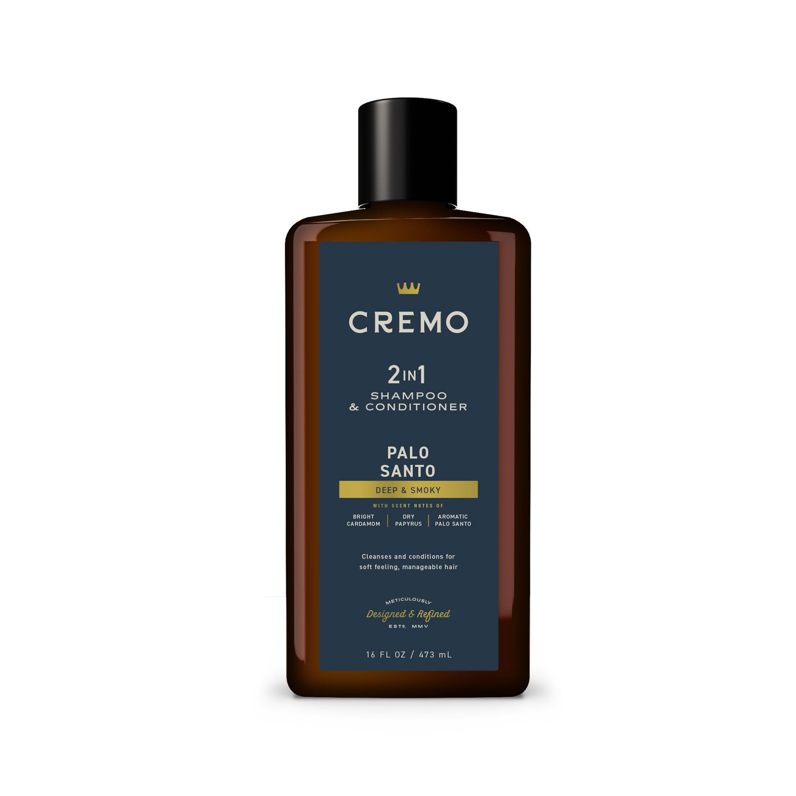 Cremo 2-in-1 Mens Shampoo & Conditioner, Palo 16 Fl Oz (Pack of 1), No Color Cremo 2-in-1 Mens Shampoo & Conditioner, Palo 16 Fl Oz (Pack of 1), No Color