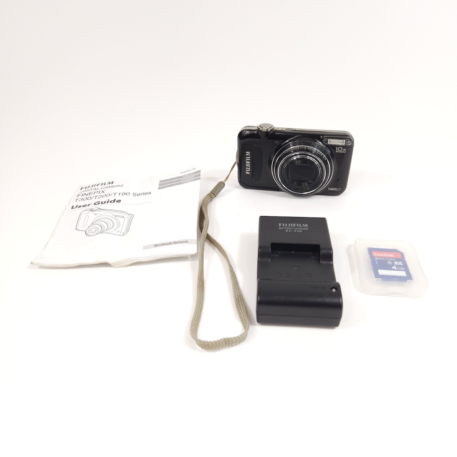Fujifilm FinePix T190WM 14 MP Digital Camera With Charger Batt SD Card Manual Fujifilm FinePix T190WM 14 MP Digital Camera With Charger Batt SD Card Manual