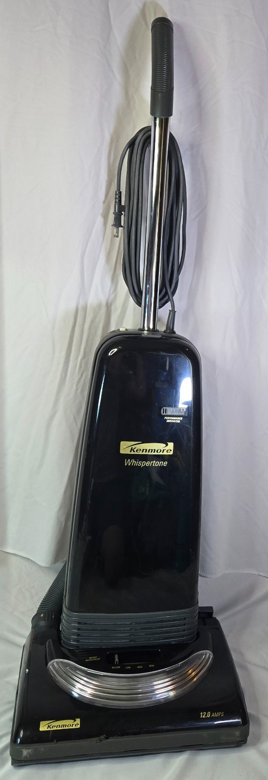 Kenmore Whispertone Upright Vacuum Cleaner 116.36312690 Black Vintage Bagged Kenmore Whispertone Upright Vacuum Cleaner 116.36312690 Black Vintage Bagged
