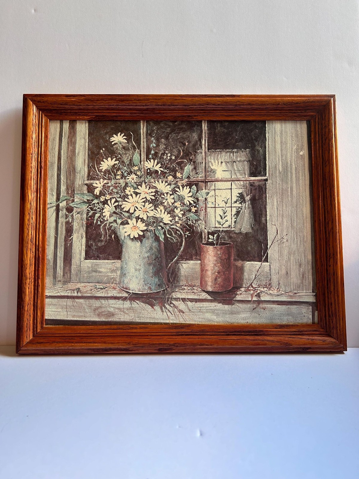Vintage Daisy Wall Art, Art Print, Rustic Cottage Decor, Country Farmhouse