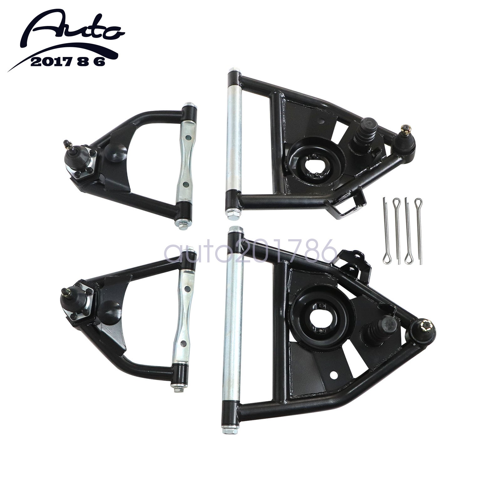 For 1963-1970 C10 CHEVROLET GMC TUBULAR CONTROL ARMS SET OF 4 UPPER AND LOWER