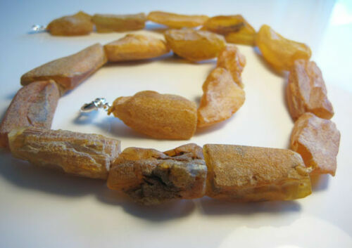 Raw Massive Genuine Baltic Amber Necklace 40 g 