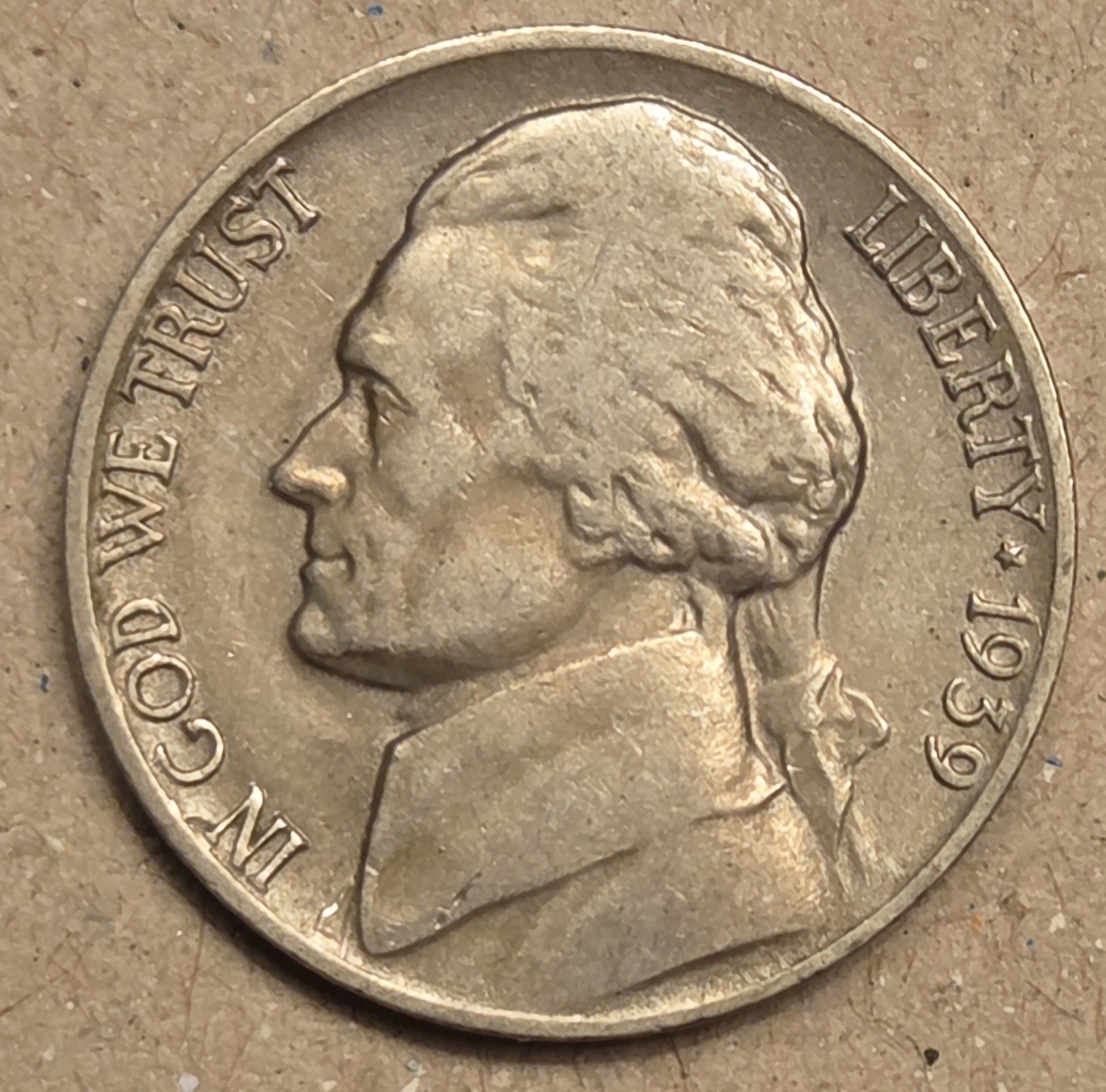 1939-D Jefferson Nickel - Scarce  Key Date  C
