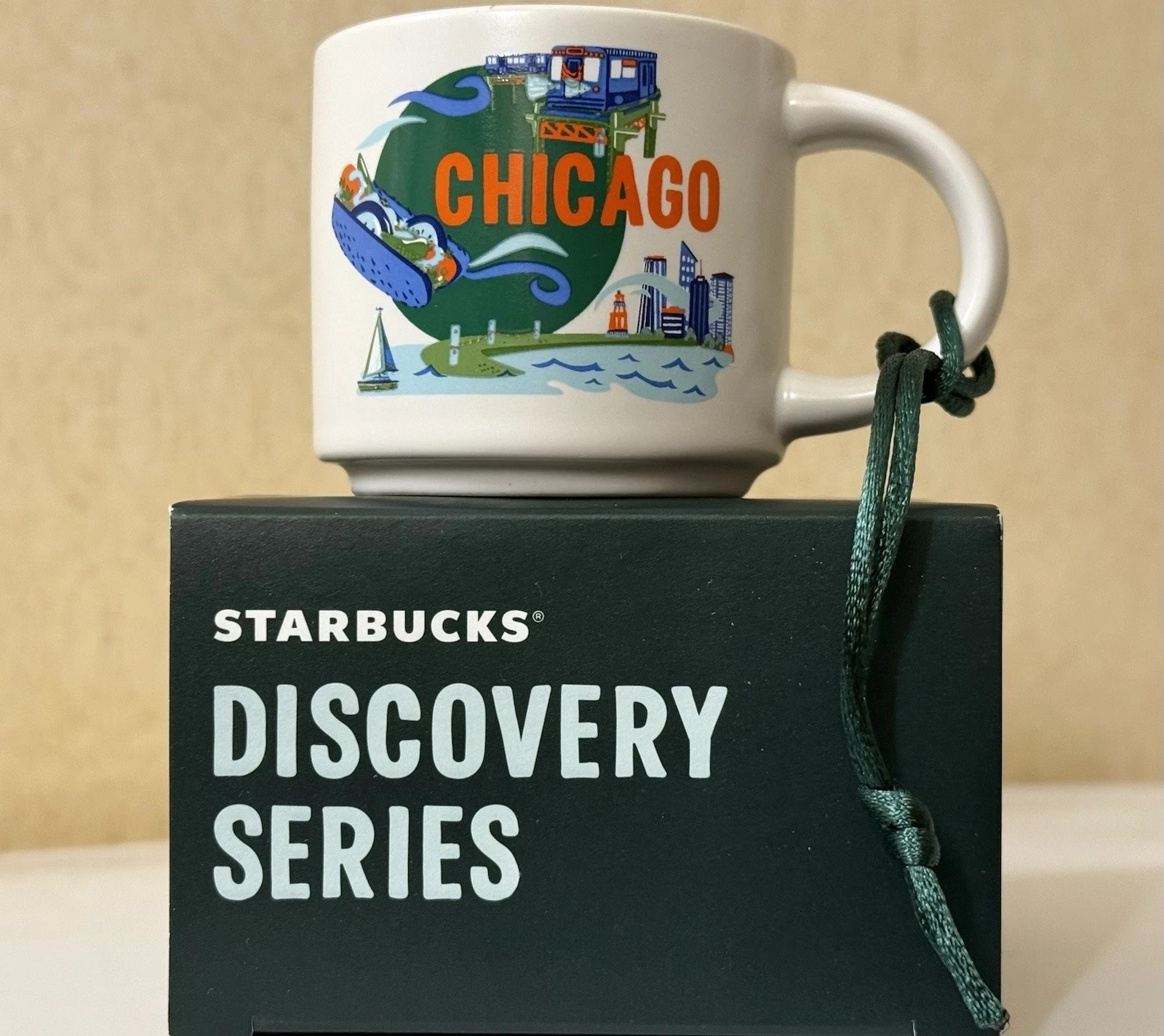 STARBUCKS DISCOVERY SERIES CHICAGO 2 OZ MUG NEW STARBUCKS DISCOVERY SERIES CHICAGO 2 OZ MUG NEW