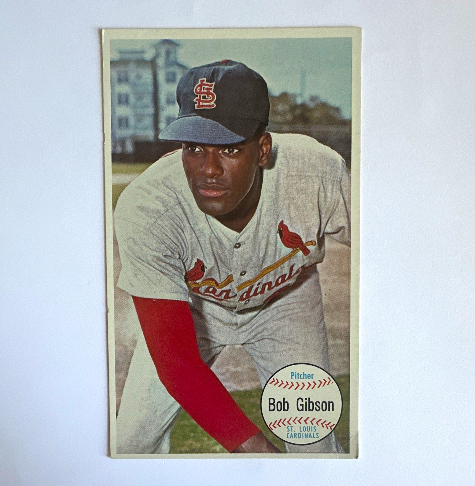 Topps 1964 Topps Giants Bob Gibson #41 St. Louis Cardinals Baseball Base Set Topps 1964 Topps Giants Bob Gibson #41 St. Louis Cardinals Baseball Base Set