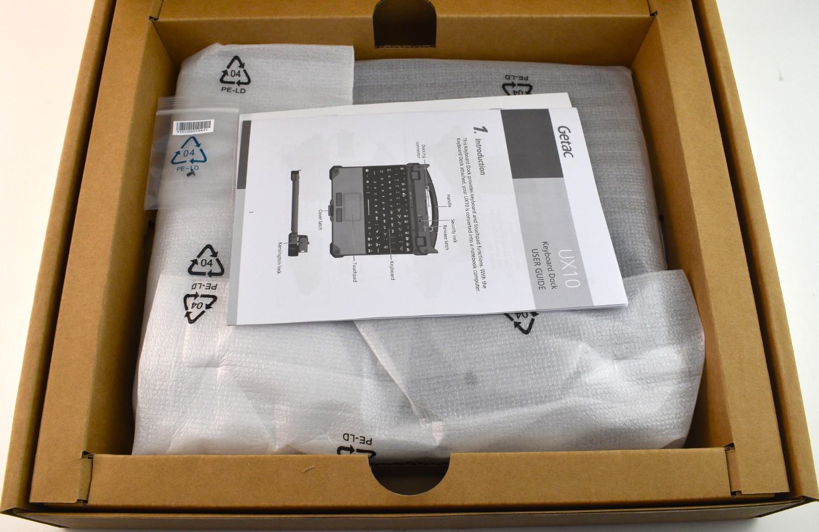 NEW Getac UX10 Detachable Keyboard – Fully Rugged IP65 Keyboard for UX10 Series