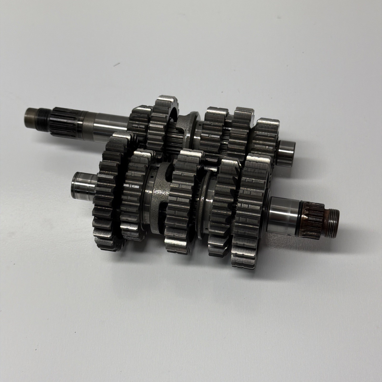 14 - 18 YAMAHA YZ 250 F OEM TRANSMISSION GEAR BOX SHAFTS GOOD 14 - 18 YAMAHA YZ 250 F OEM TRANSMISSION GEAR BOX SHAFTS GOOD